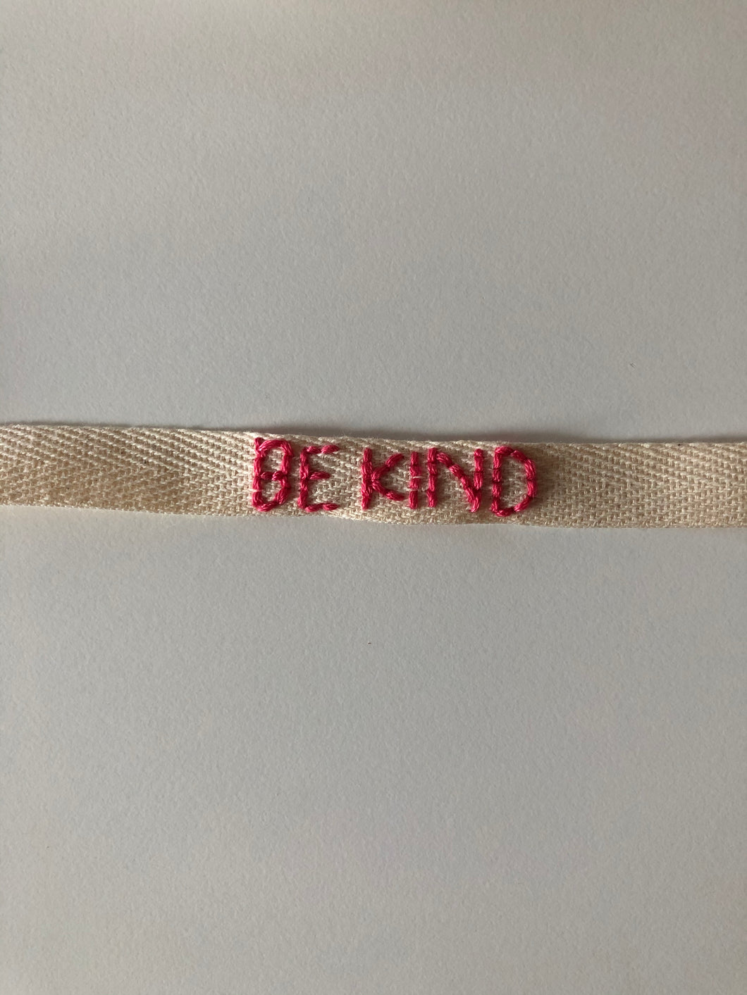 BeKind Embroidered Bracelet